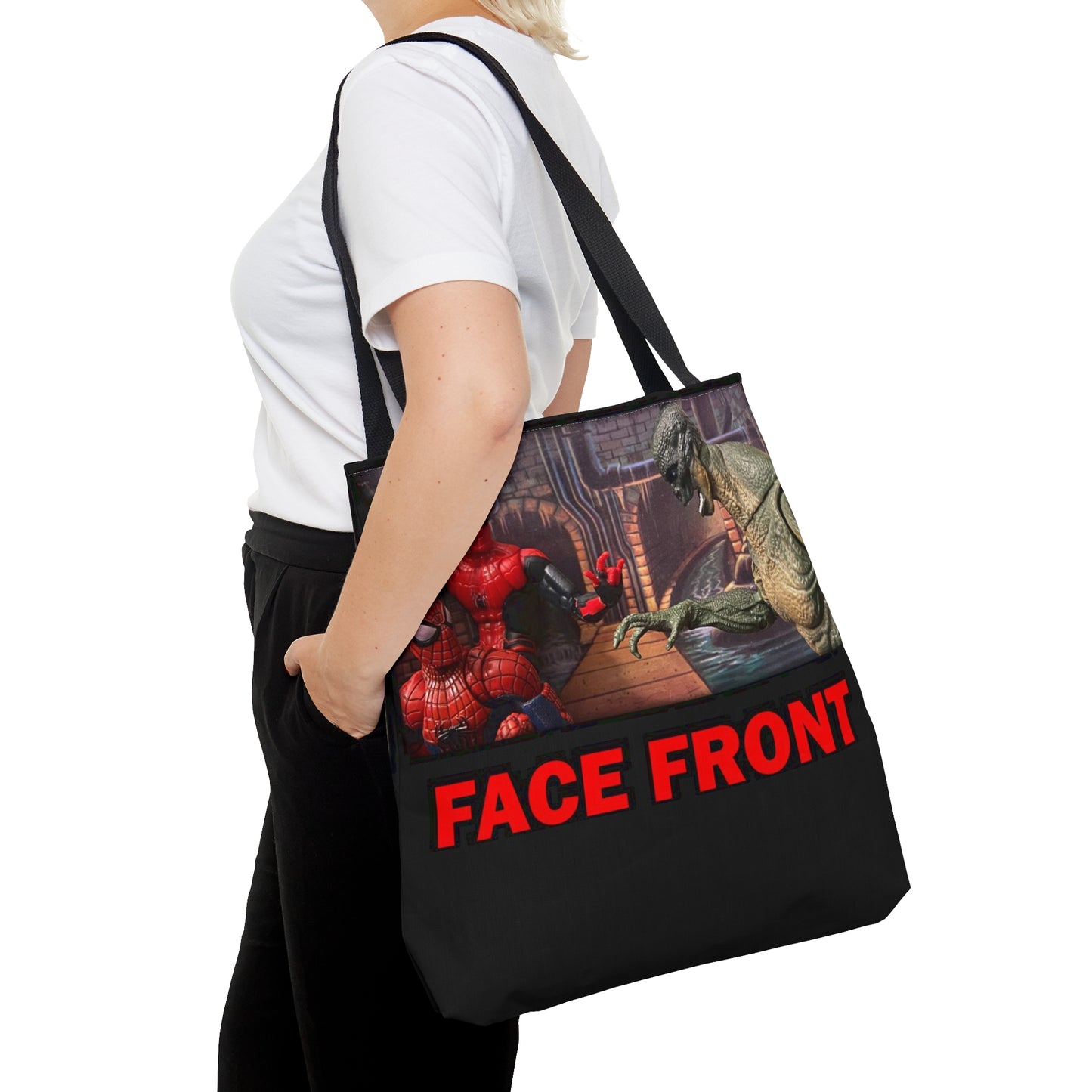 Lizard Attacks Tote Bag