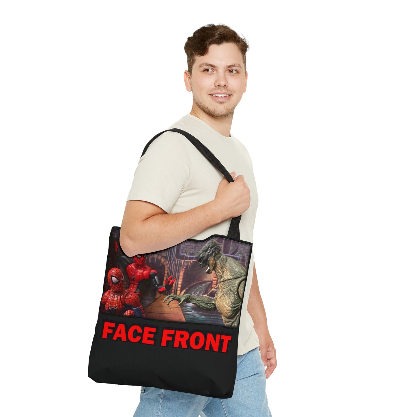 Lizard Attacks Tote Bag